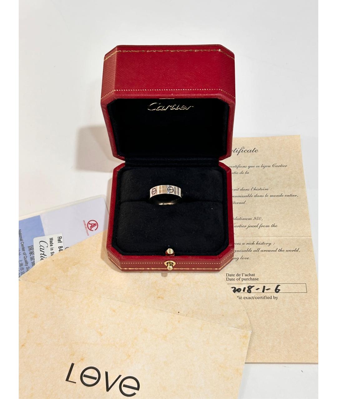 CARTIER Серебряное кольцо из белого золота, фото 2