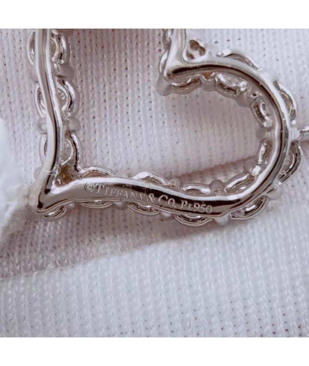 TIFFANY&CO Белая платиновая подвеска, фото 6