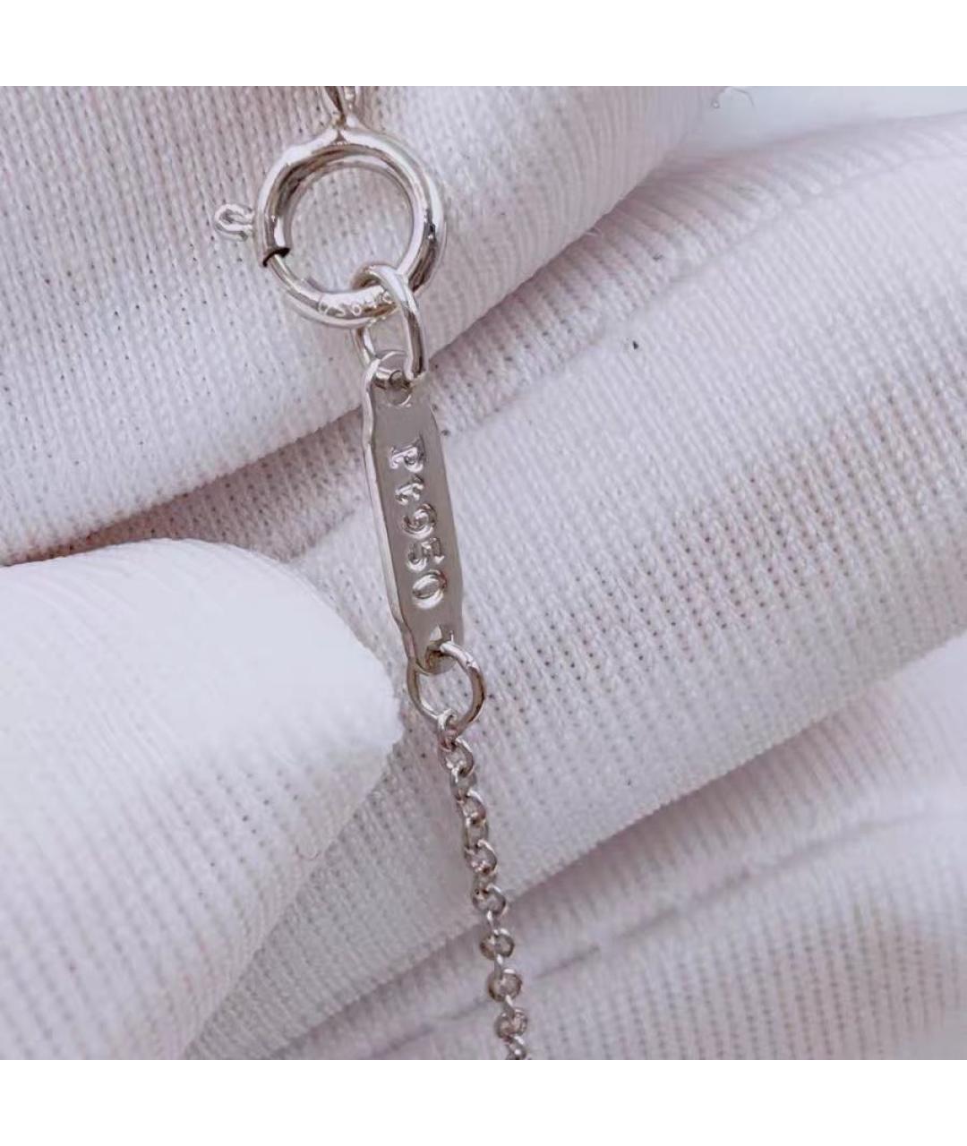 TIFFANY&CO Белая платиновая подвеска, фото 7