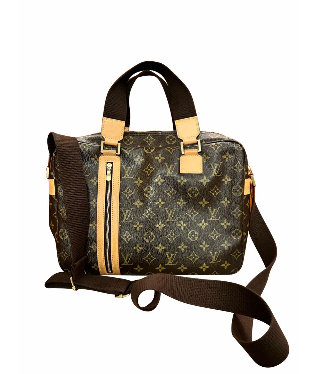 LOUIS VUITTON Коричневый портфель из канвы, фото 1