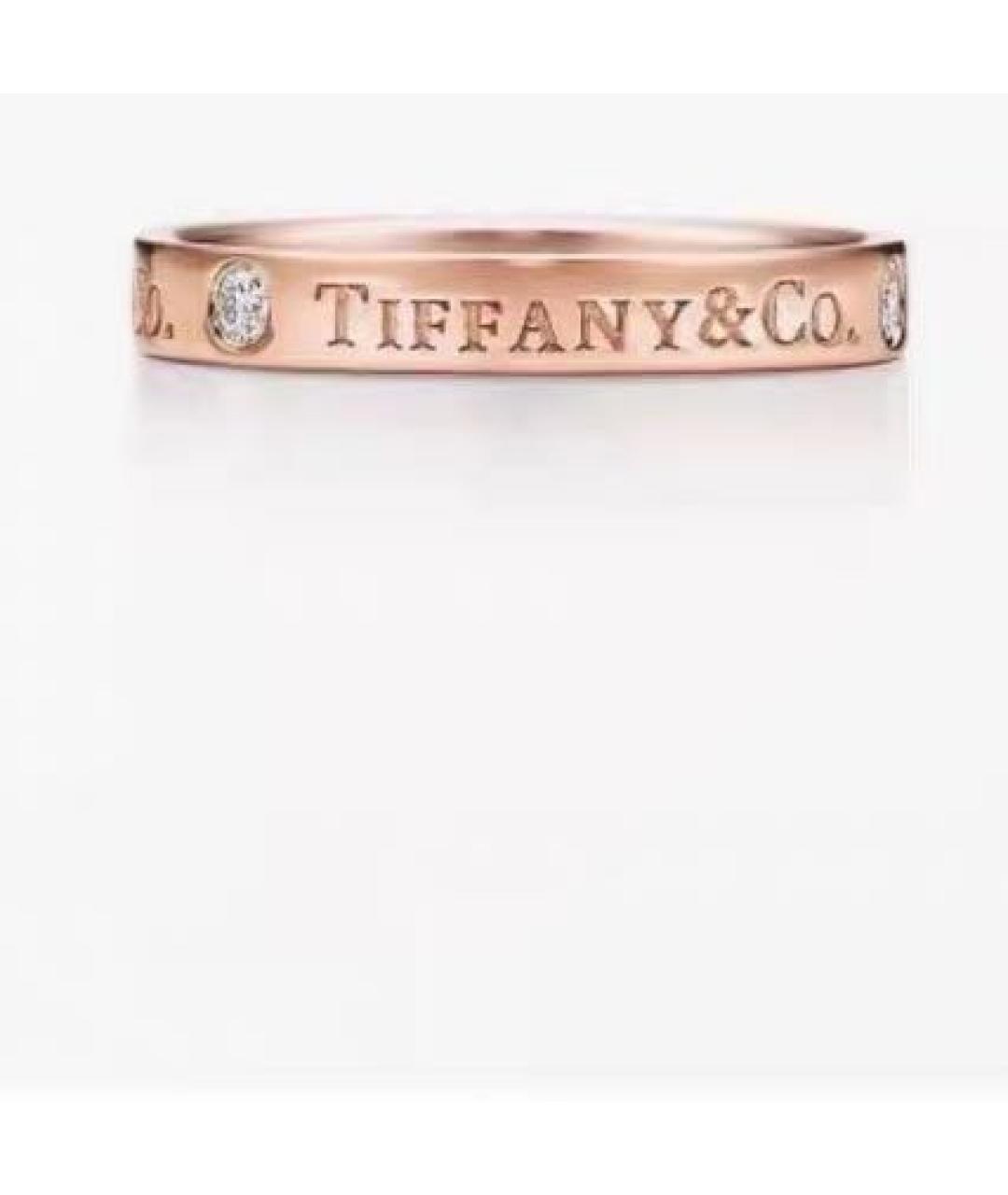 TIFFANY&CO Розовое платиновое кольцо, фото 7