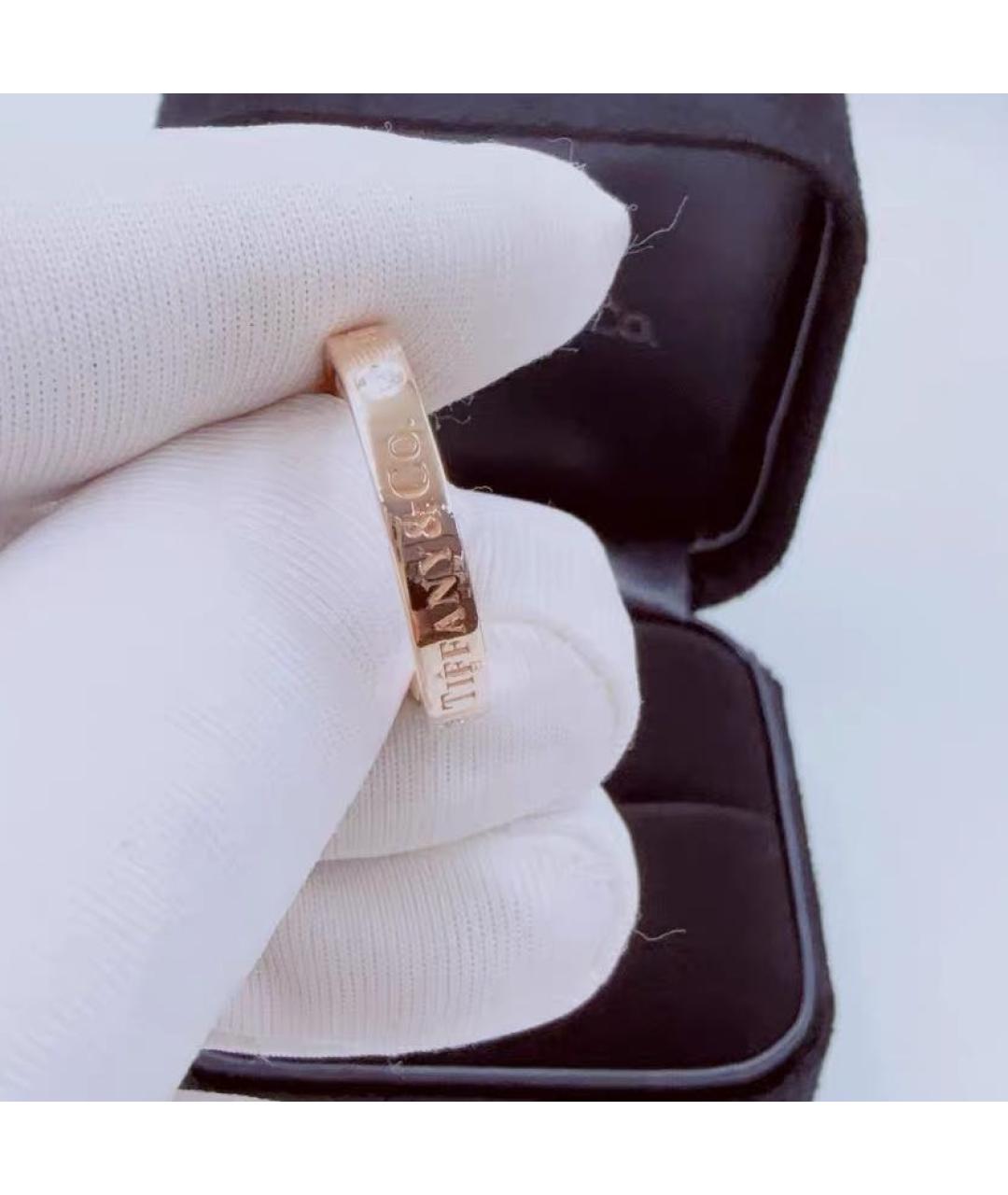 TIFFANY&CO Розовое платиновое кольцо, фото 4