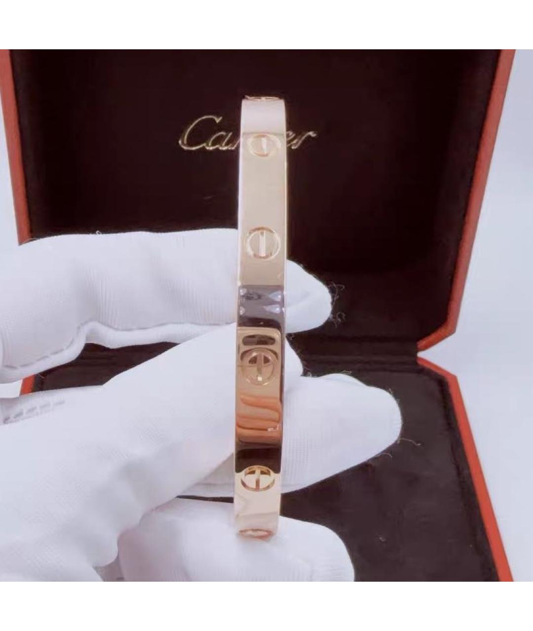 CARTIER Розовый браслет из розового золота, фото 3