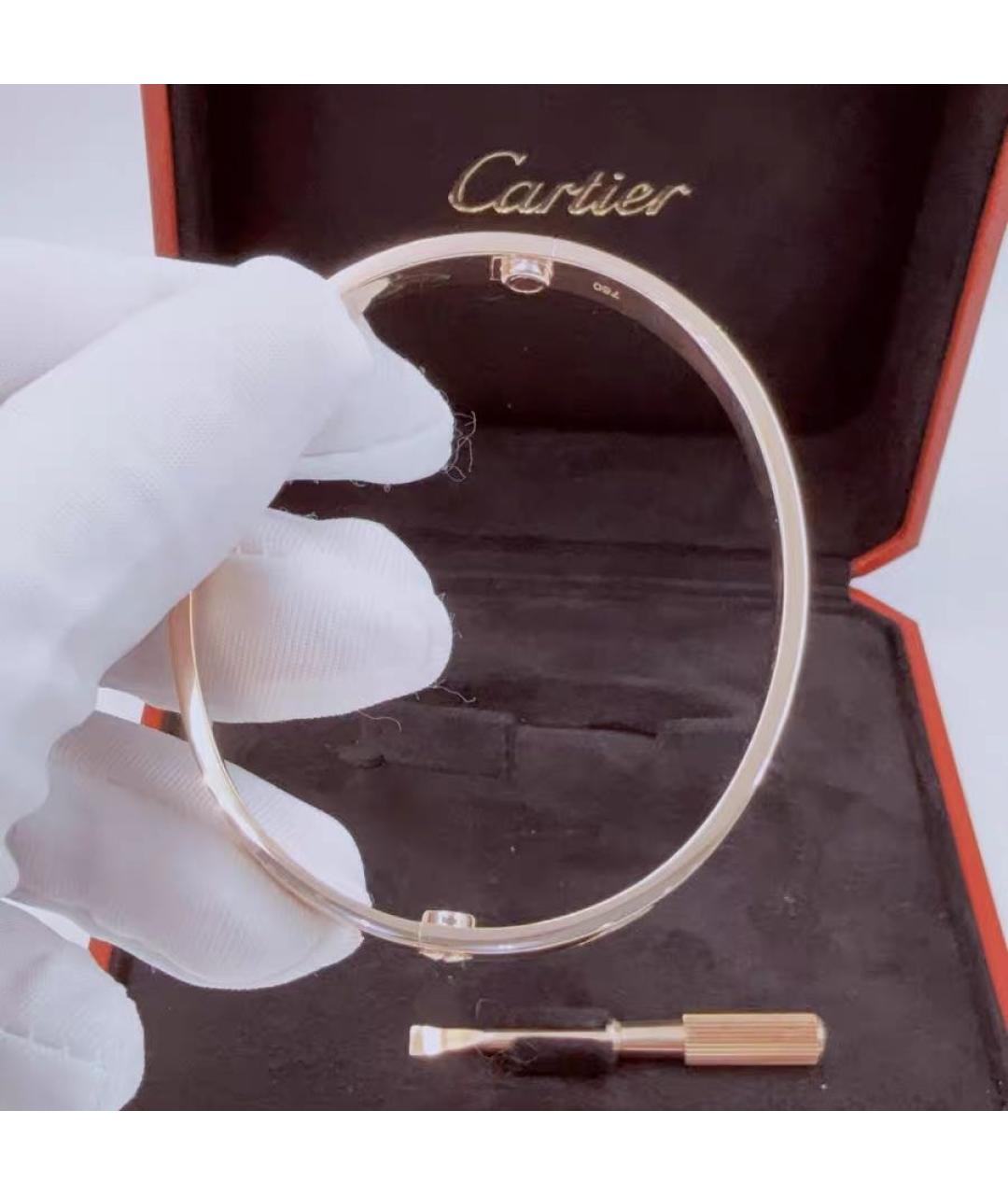CARTIER Розовый браслет из розового золота, фото 6