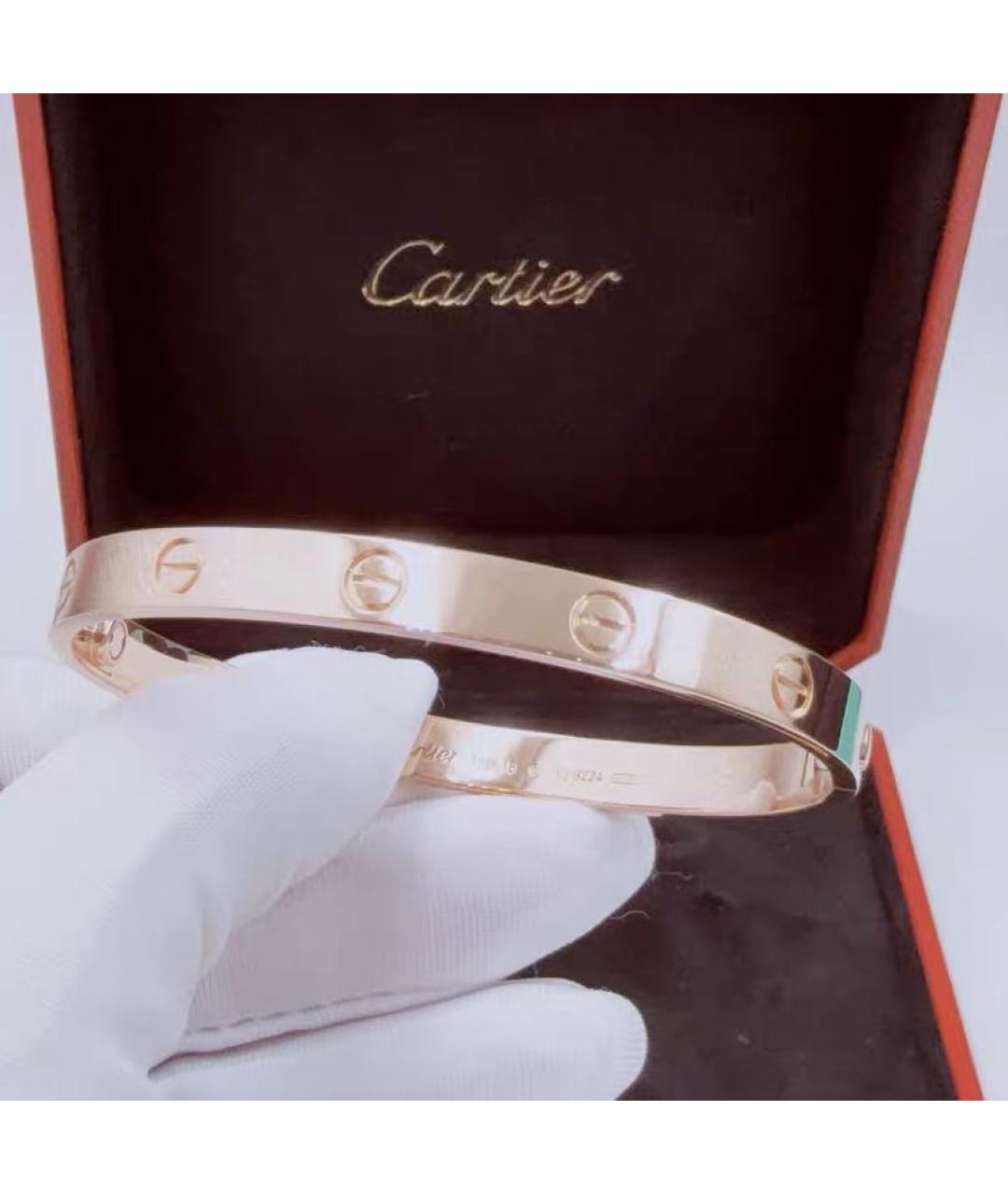 CARTIER Розовый браслет из розового золота, фото 4