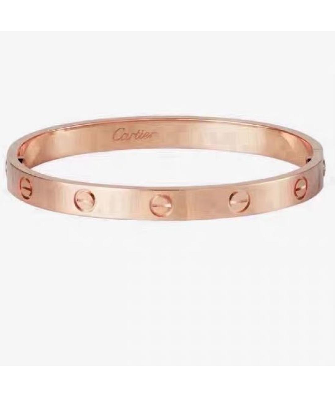 CARTIER Розовый браслет из розового золота, фото 8