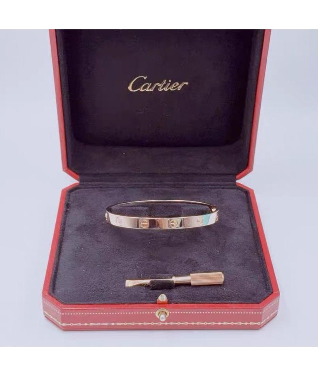 CARTIER Розовый браслет из розового золота, фото 2