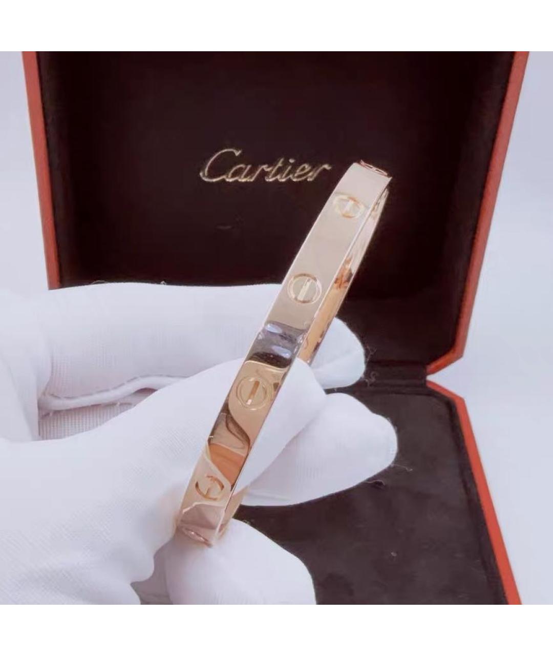 CARTIER Розовый браслет из розового золота, фото 5