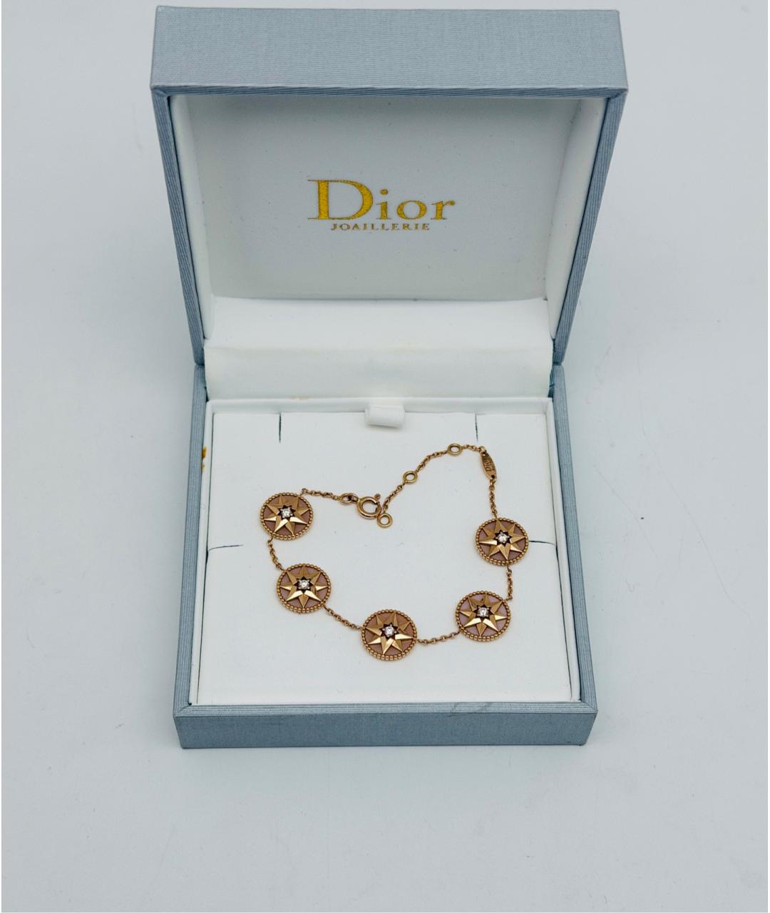 CHRISTIAN DIOR Золотой браслет из розового золота, фото 3