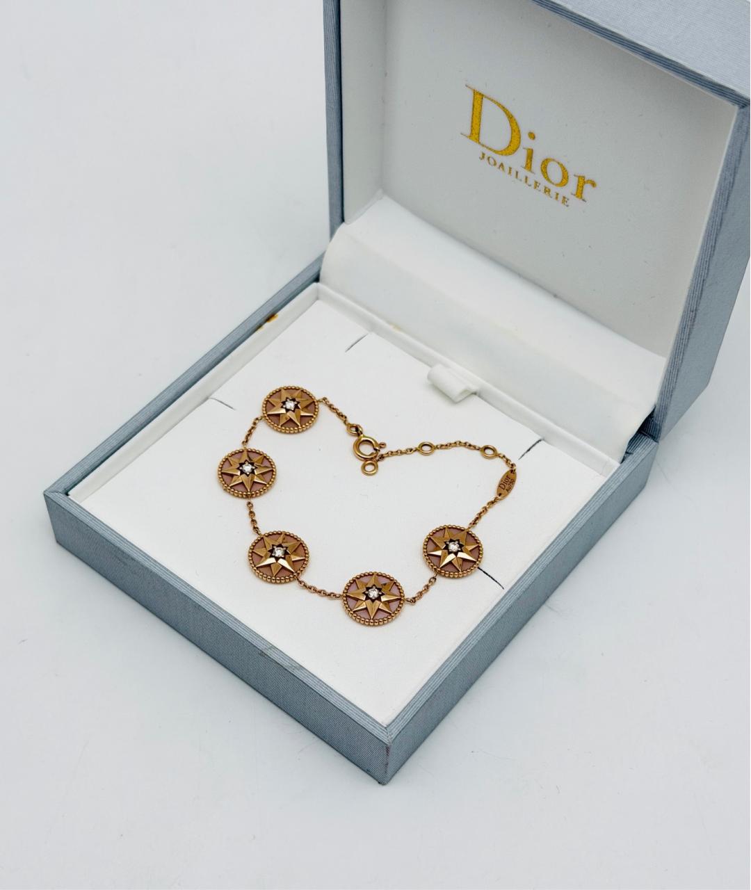 CHRISTIAN DIOR Золотой браслет из розового золота, фото 5