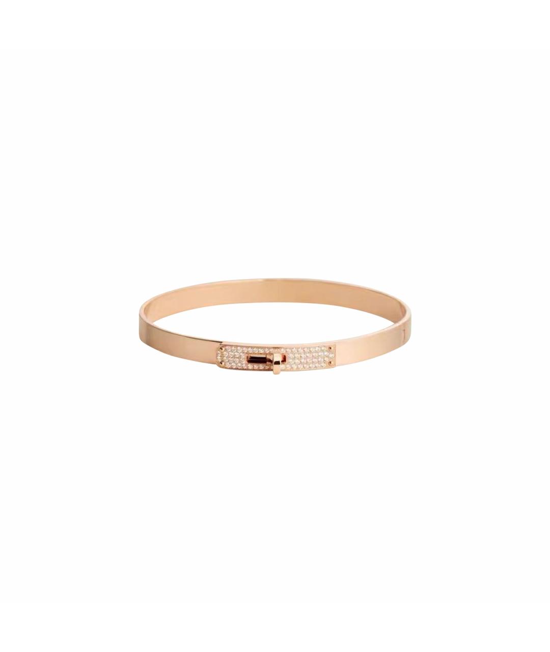 HERMES Розовый браслет из розового золота, фото 1