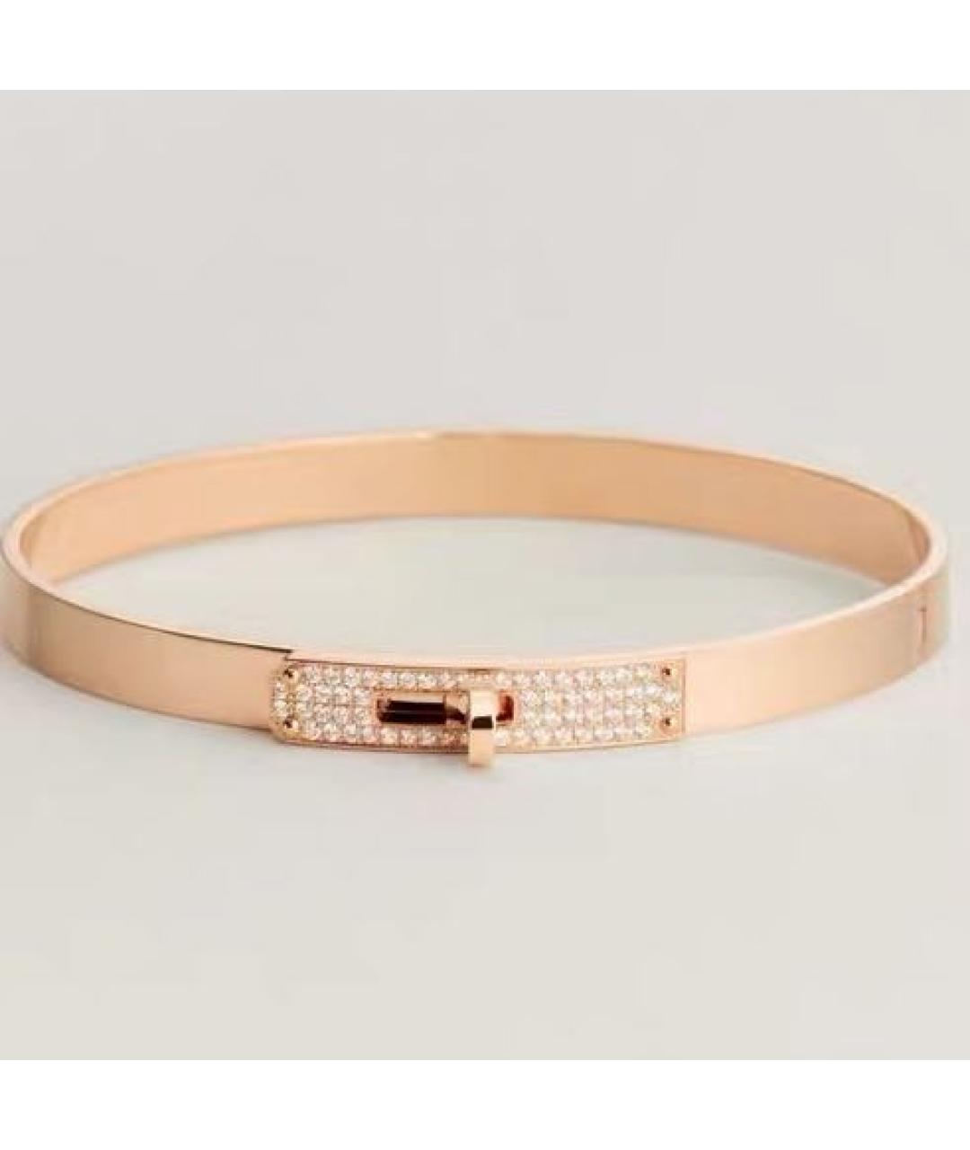 HERMES Розовый браслет из розового золота, фото 6
