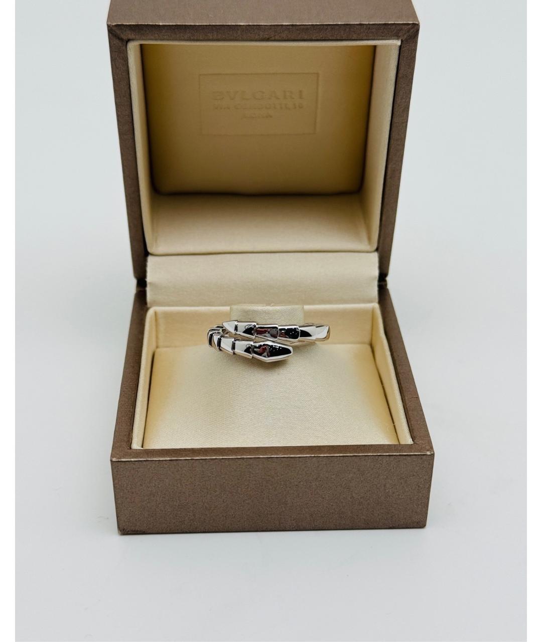 BVLGARI Серебряное кольцо из белого золота, фото 7