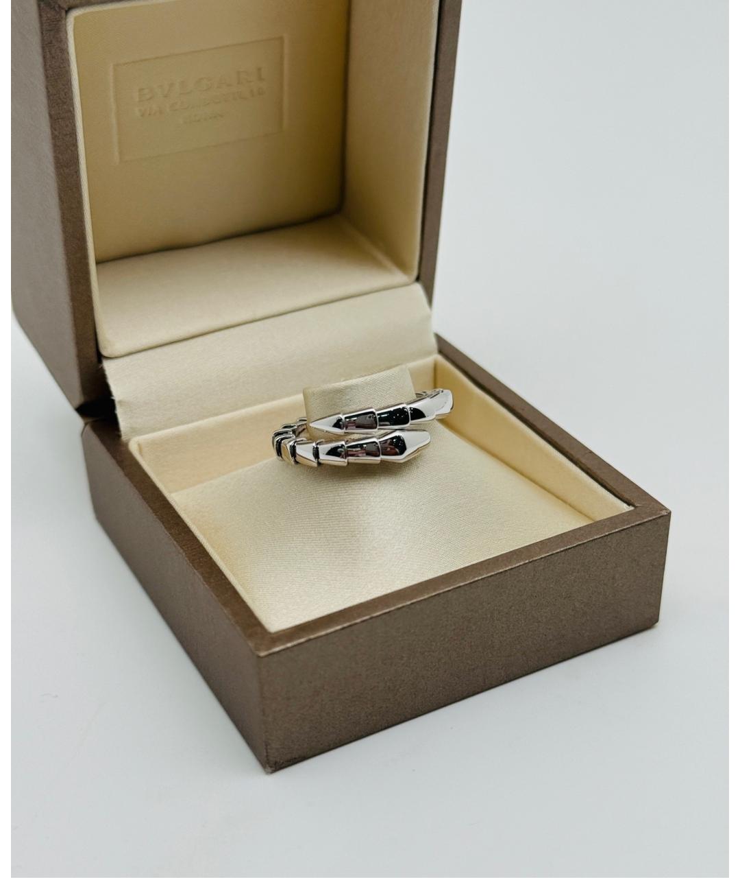 BVLGARI Серебряное кольцо из белого золота, фото 2