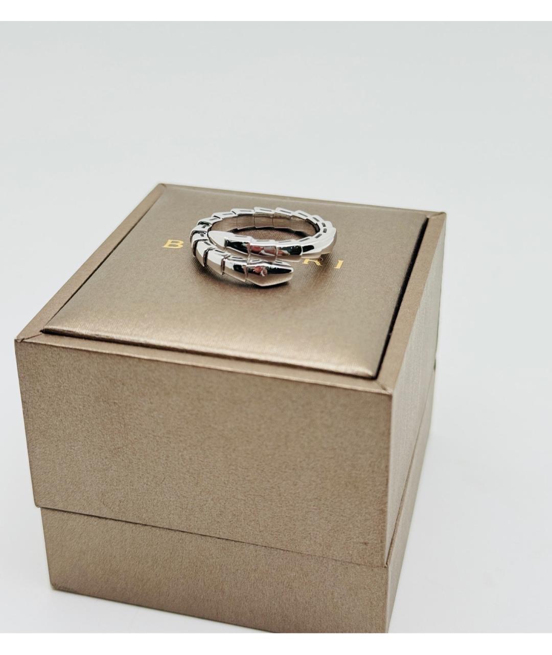 BVLGARI Серебряное кольцо из белого золота, фото 5