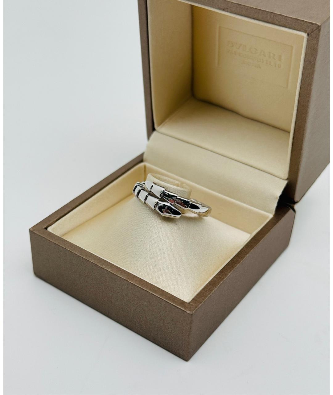 BVLGARI Серебряное кольцо из белого золота, фото 4