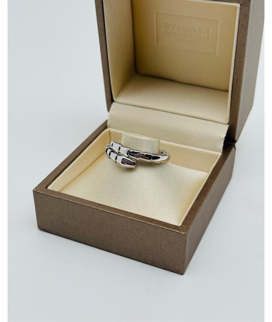 BVLGARI Серебряное кольцо из белого золота, фото 3