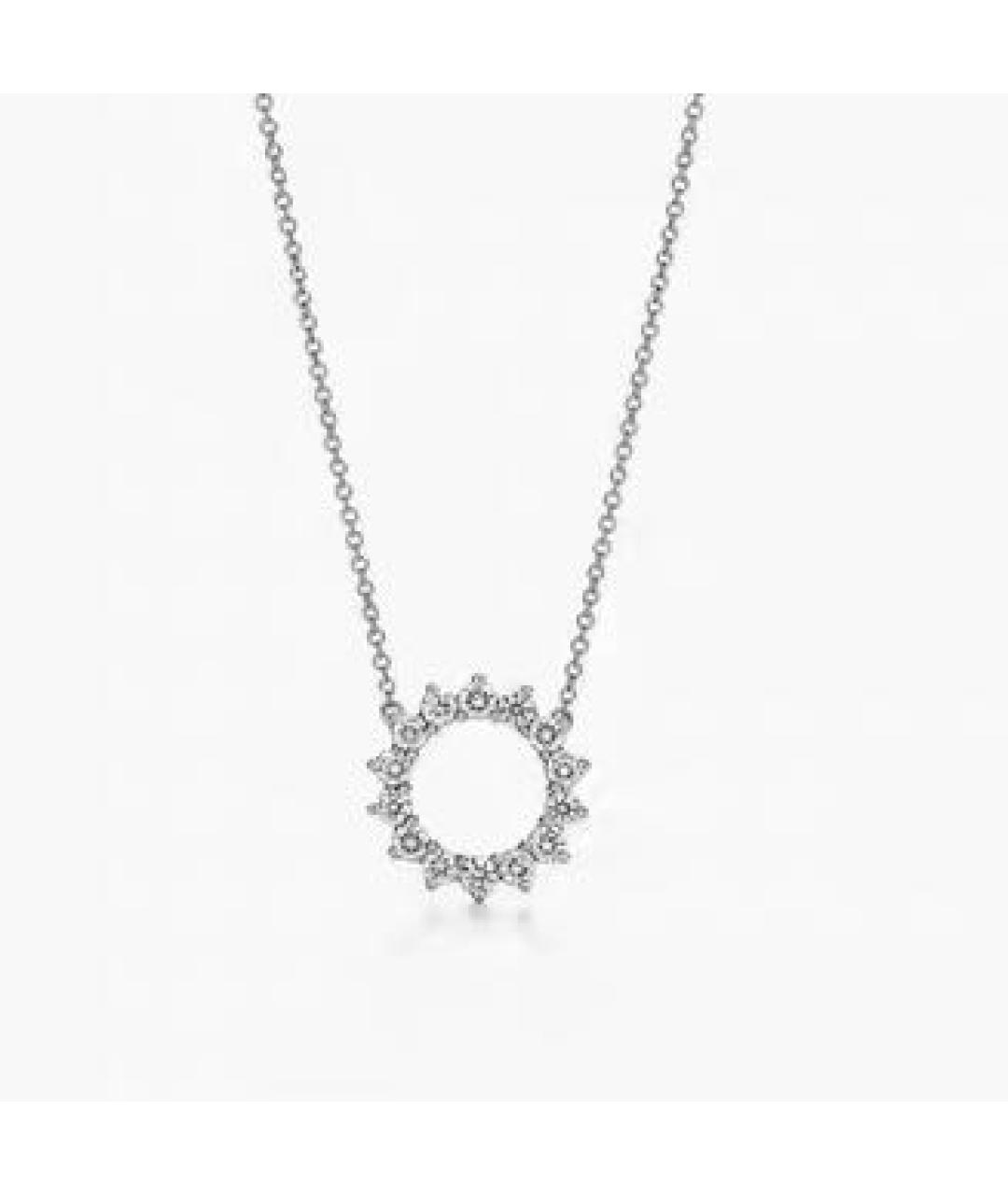 TIFFANY&CO Белая платиновая подвеска, фото 7