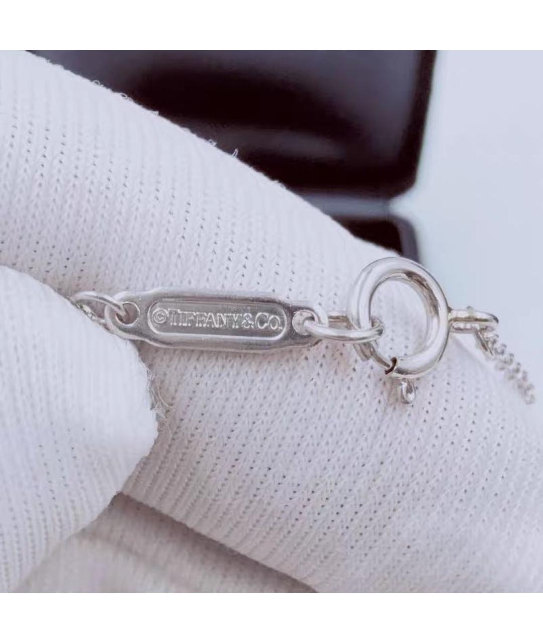 TIFFANY&CO Белая платиновая подвеска, фото 6