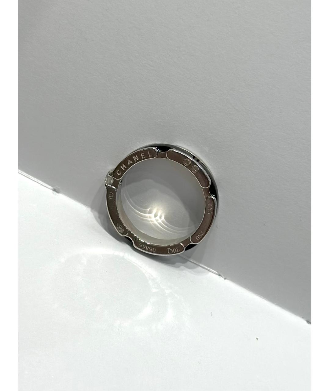 CHANEL Серебряное кольцо из белого золота, фото 4