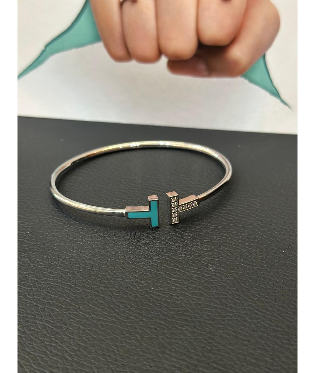 TIFFANY&CO Серебряный браслет из белого золота, фото 4