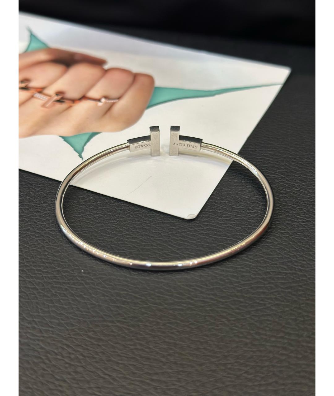 TIFFANY&CO Серебряный браслет из белого золота, фото 2