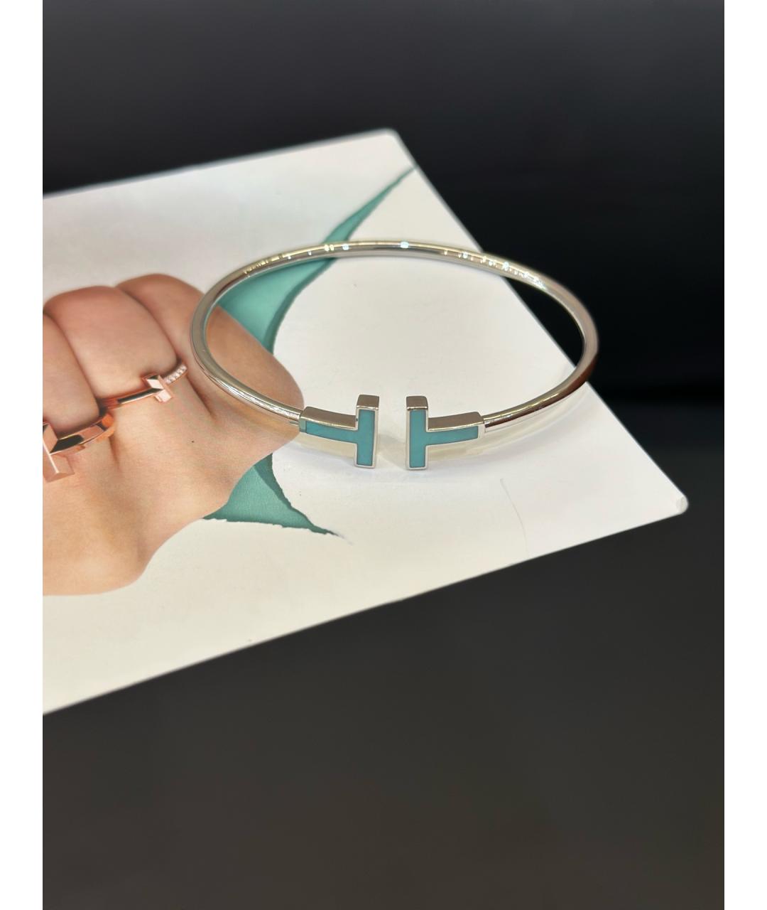 TIFFANY&CO Серебряный браслет из белого золота, фото 3