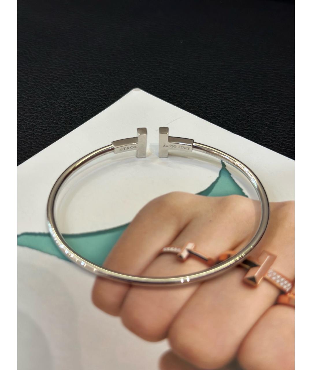 TIFFANY&CO Серебряный браслет из белого золота, фото 2