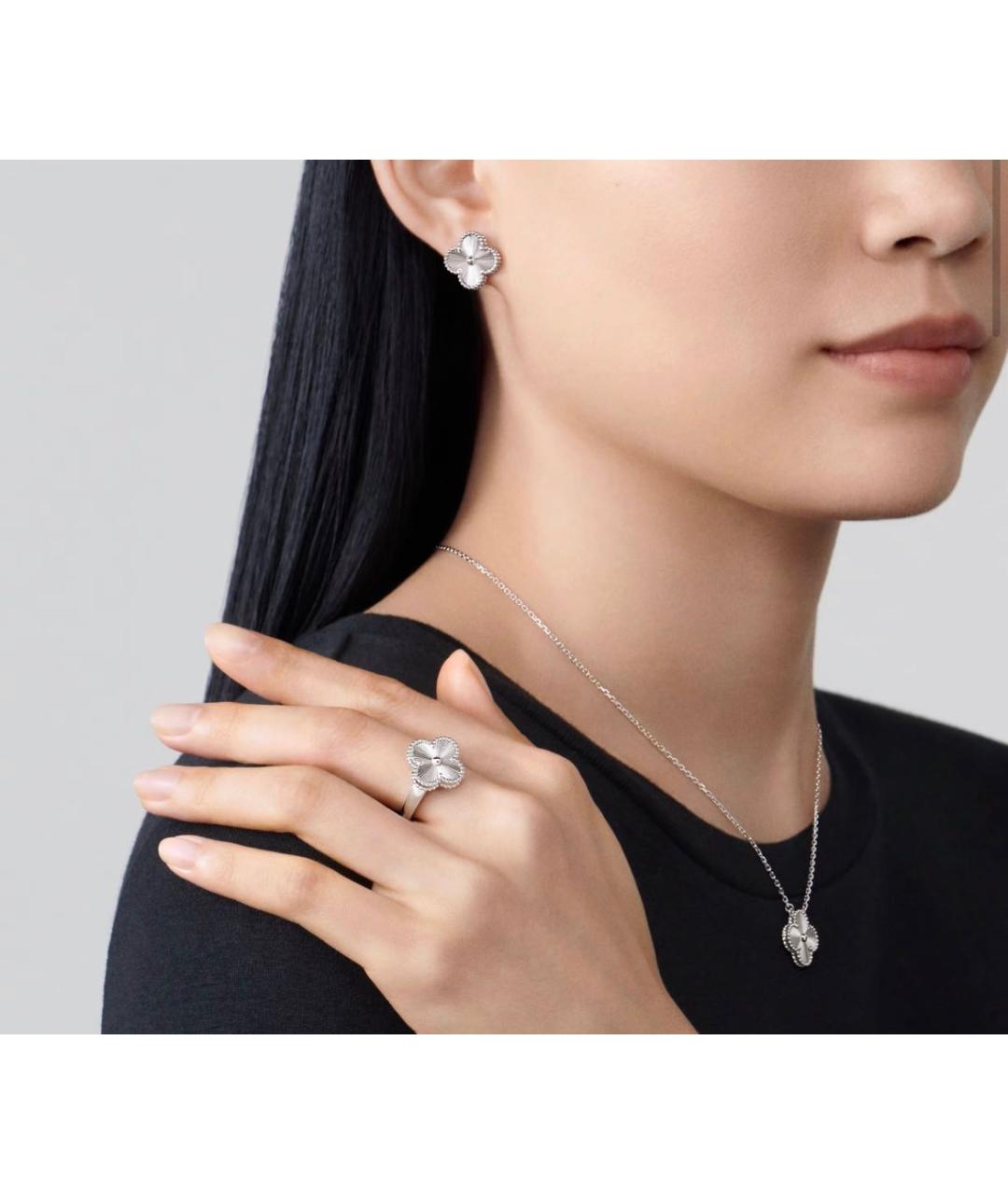 VAN CLEEF & ARPELS Белый комплект из белого золота, фото 3