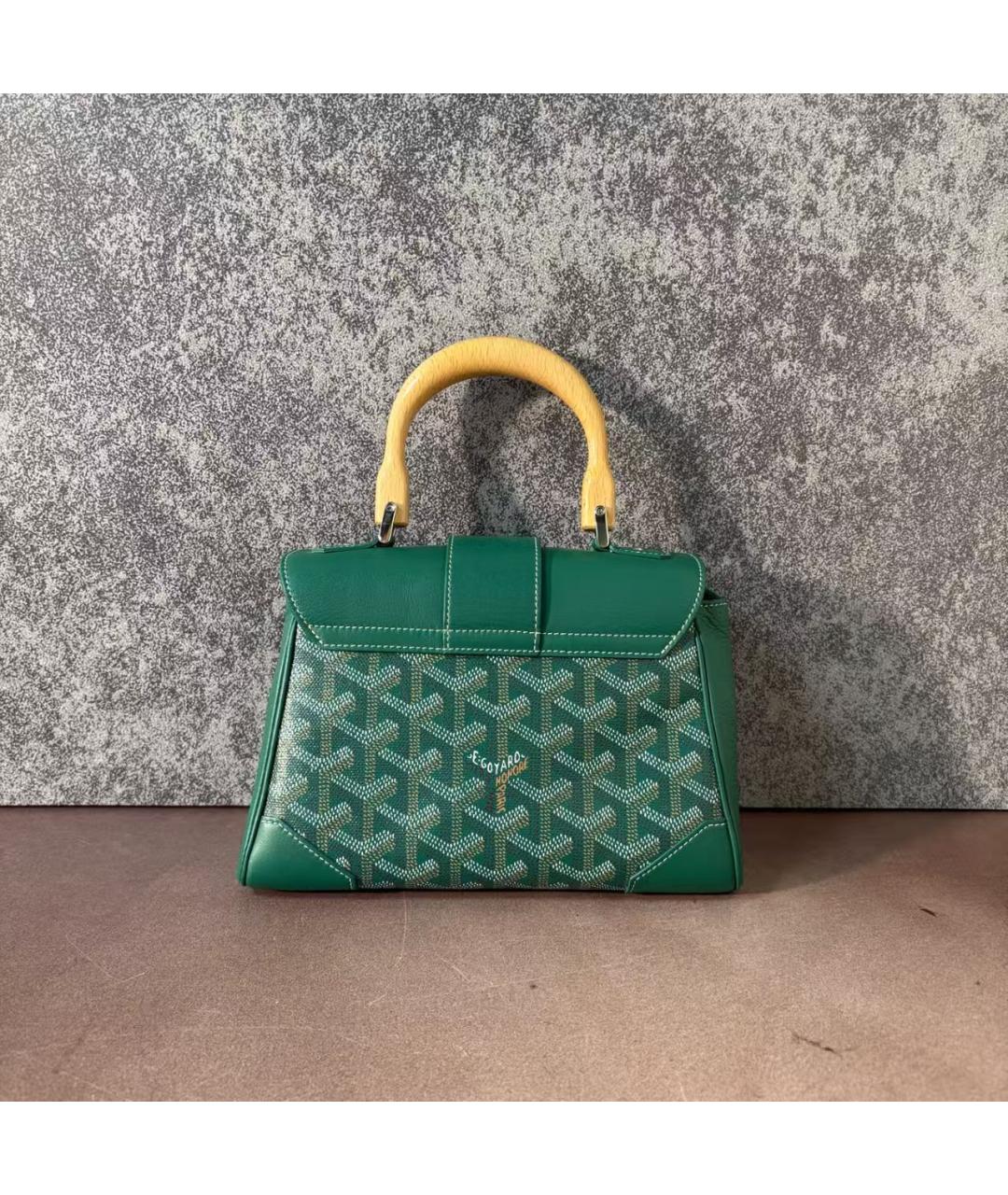 GOYARD Зеленая сумка через плечо, фото 3