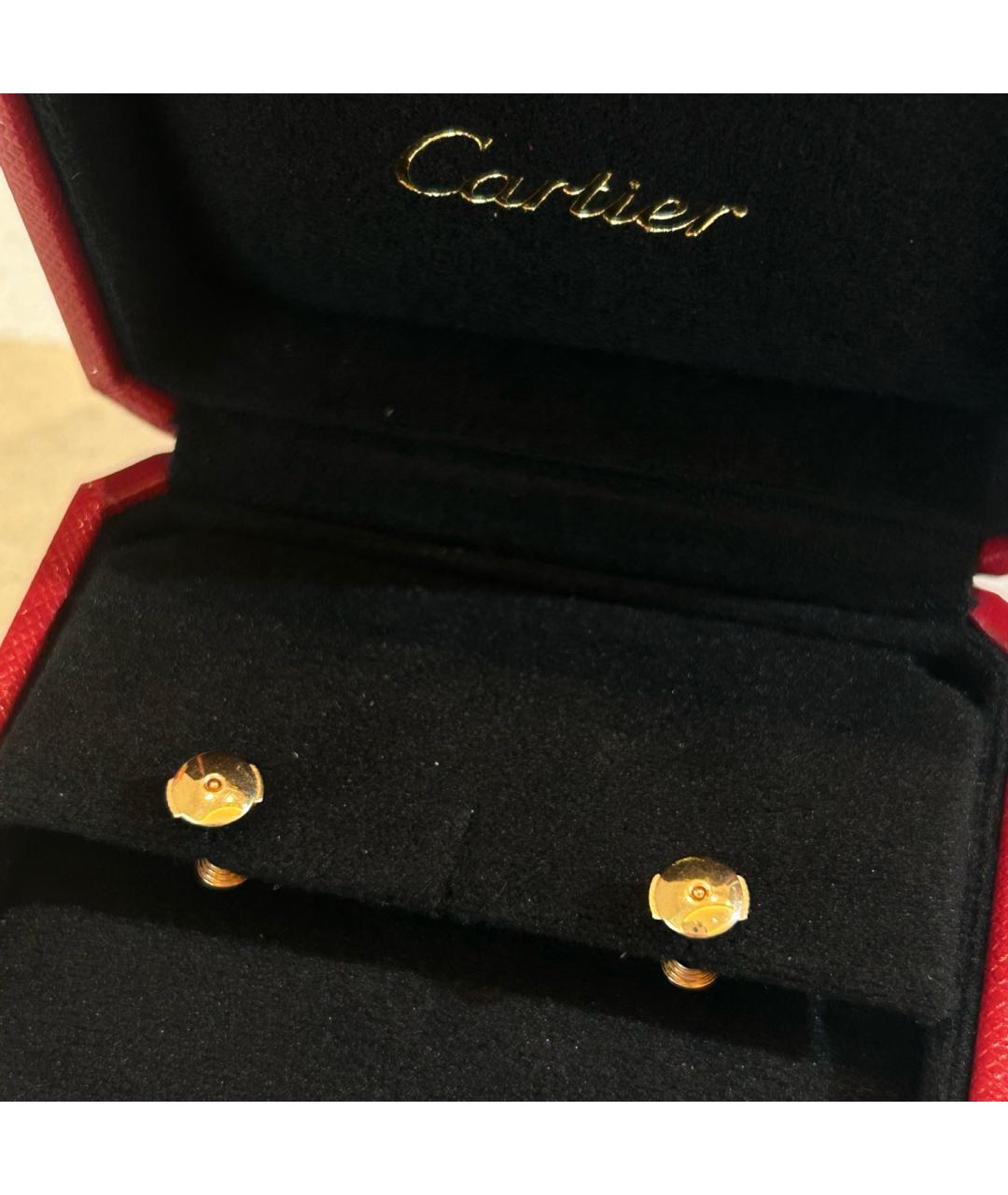 CARTIER Золотые серьги из розового золота, фото 3