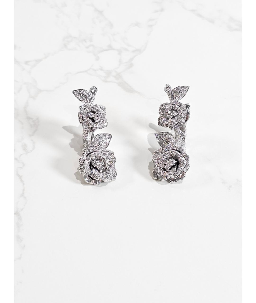 CHRISTIAN DIOR Серебряные серьги из белого золота, фото 3