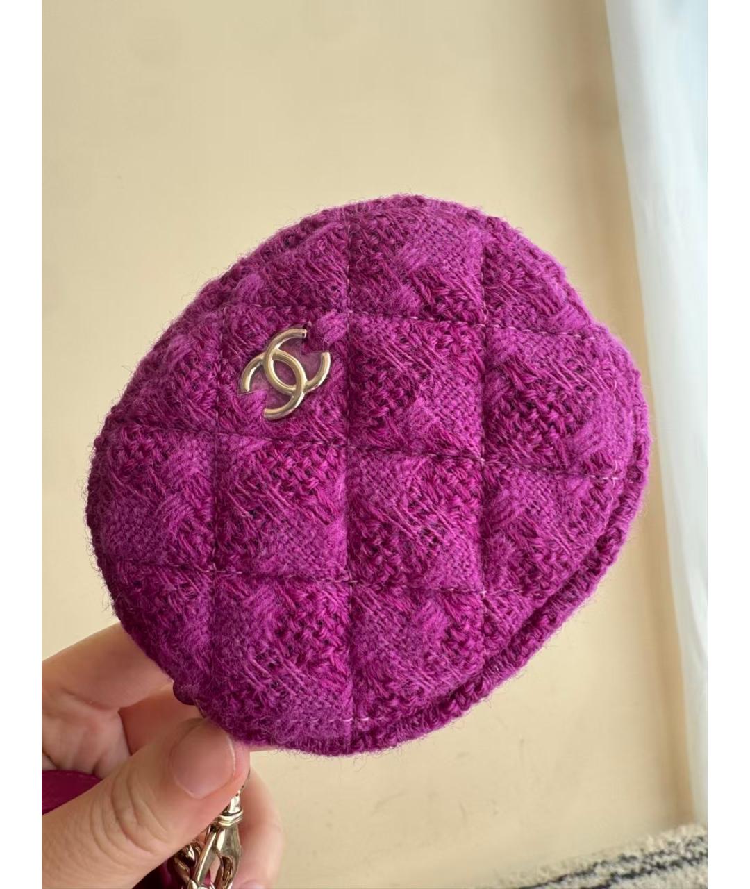 CHANEL Фиолетовая поясная сумка, фото 3