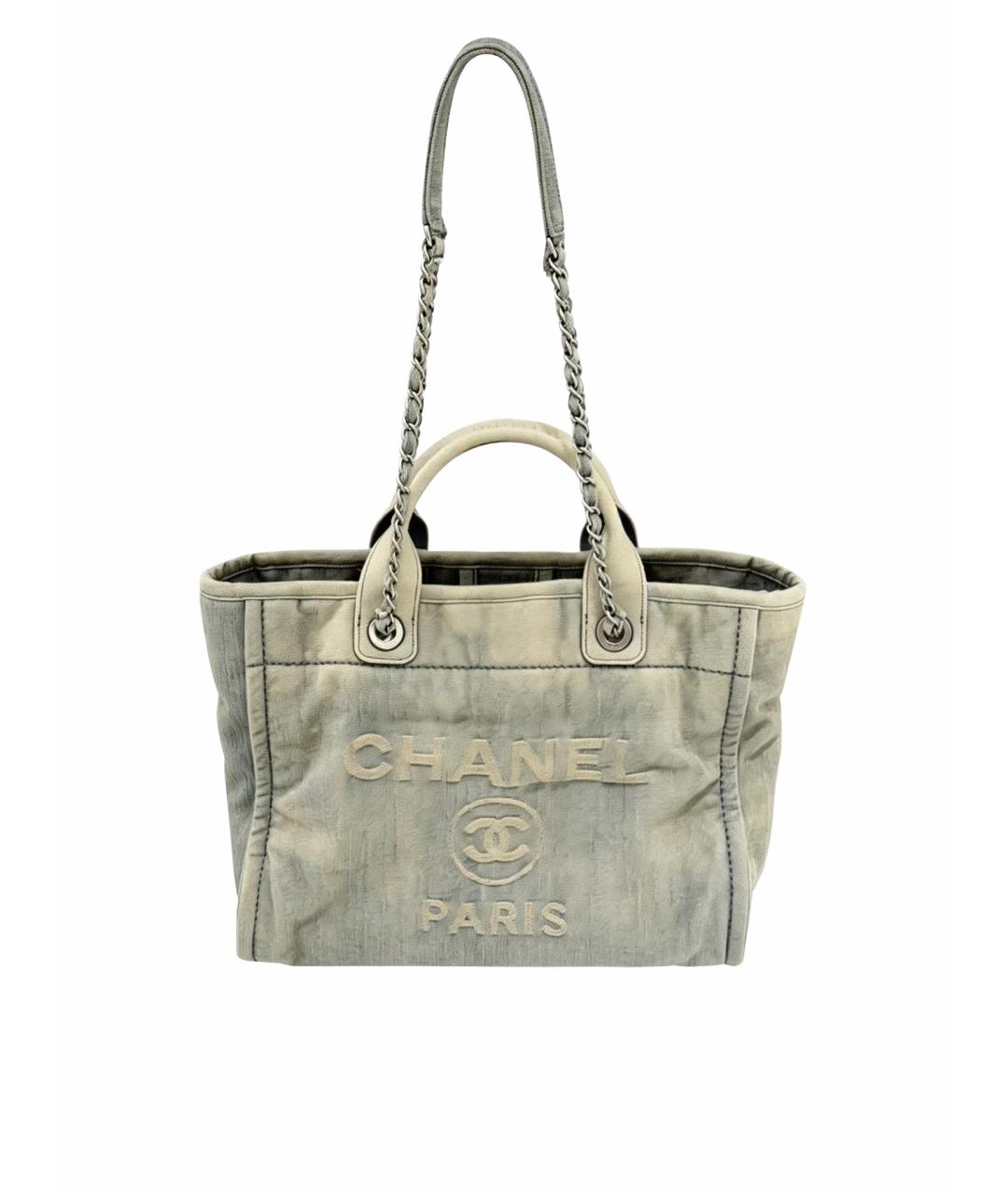 CHANEL Деним сумка тоут, фото 1