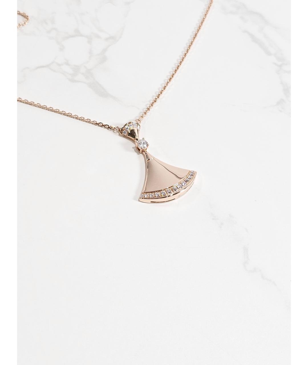 BVLGARI Золотое колье из розового золота, фото 3