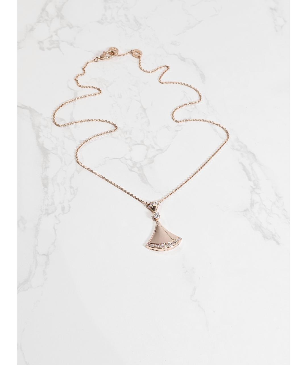 BVLGARI Золотое колье из розового золота, фото 2