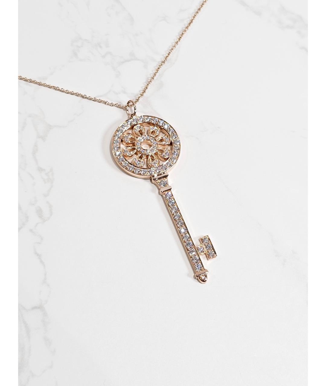 TIFFANY&CO Золотая подвеска из розового золота, фото 3