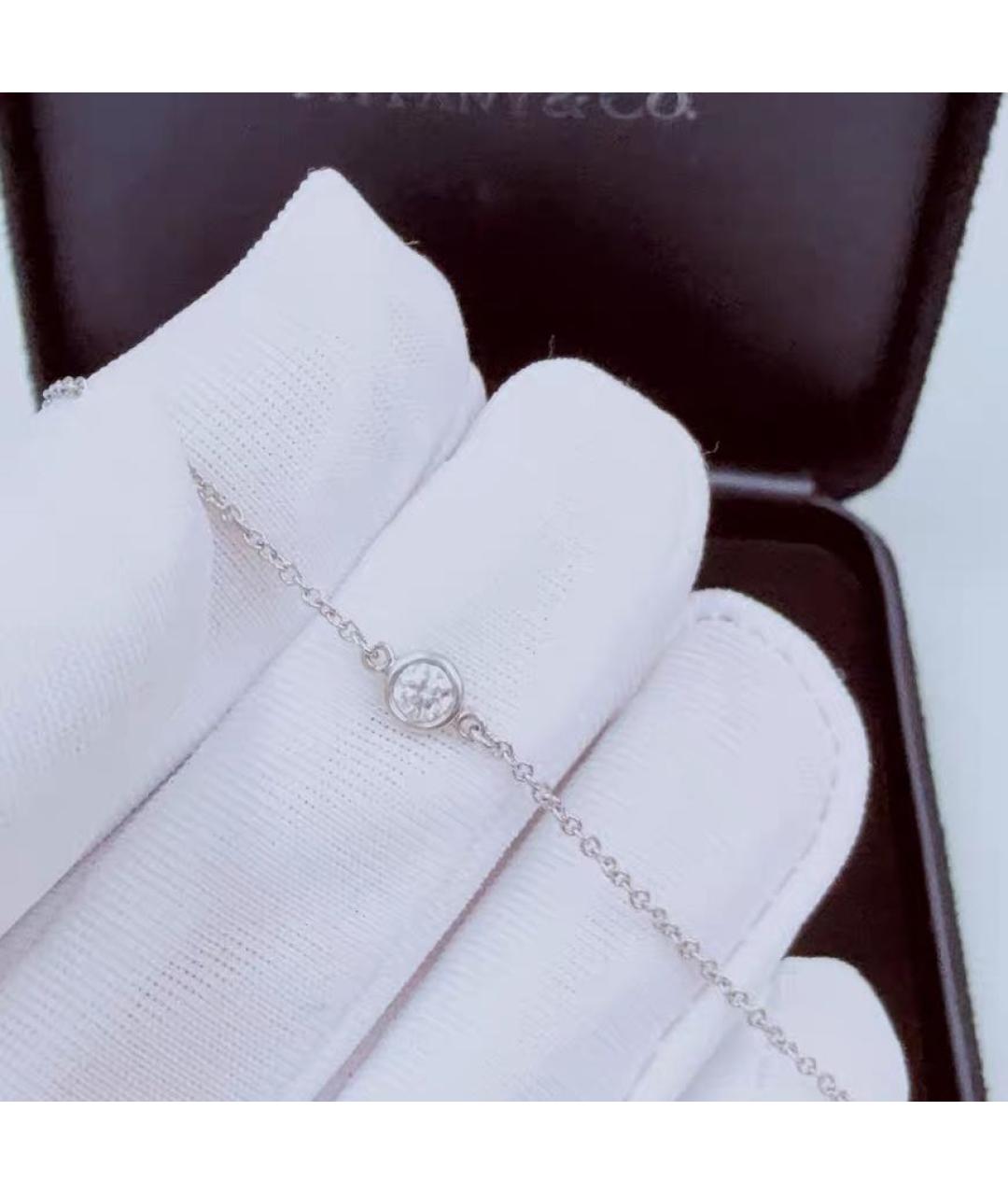 TIFFANY&CO Белый платиновый браслет, фото 3