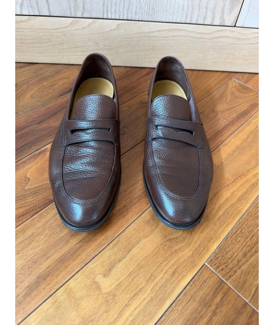 BALLY Коричневые кожаные туфли, фото 2