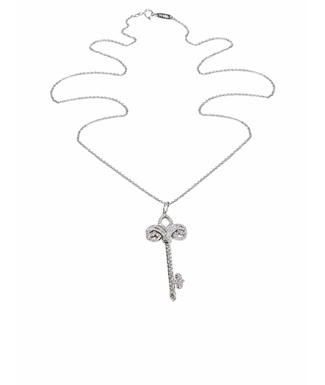 TIFFANY&CO Серебряная платиновая подвеска, фото 1