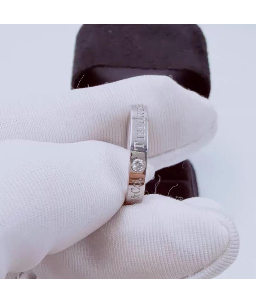 TIFFANY&CO Белое платиновое кольцо, фото 2