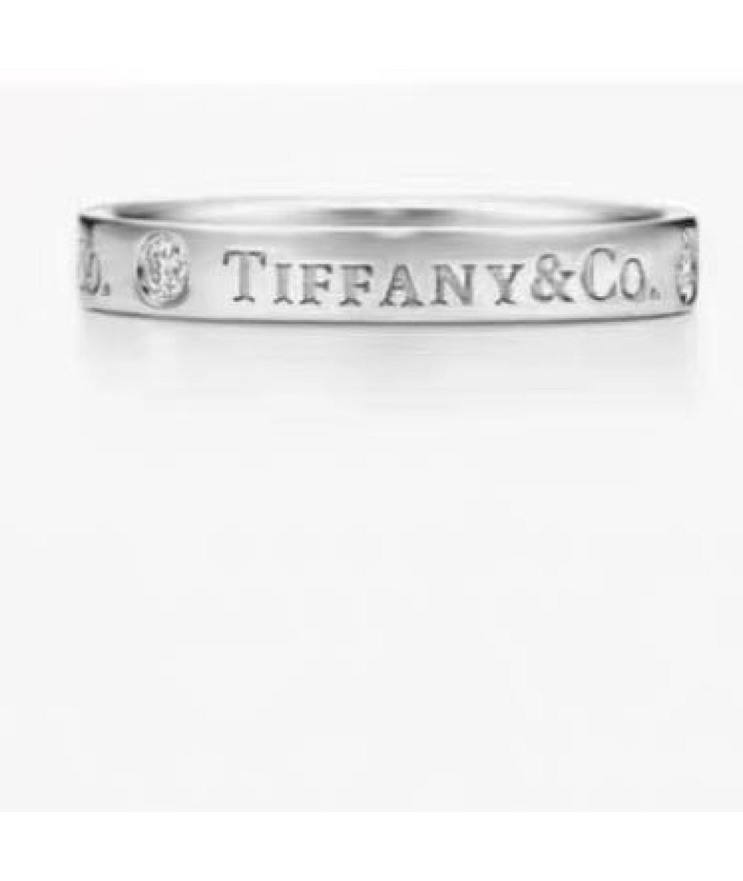 TIFFANY&CO Белое платиновое кольцо, фото 7