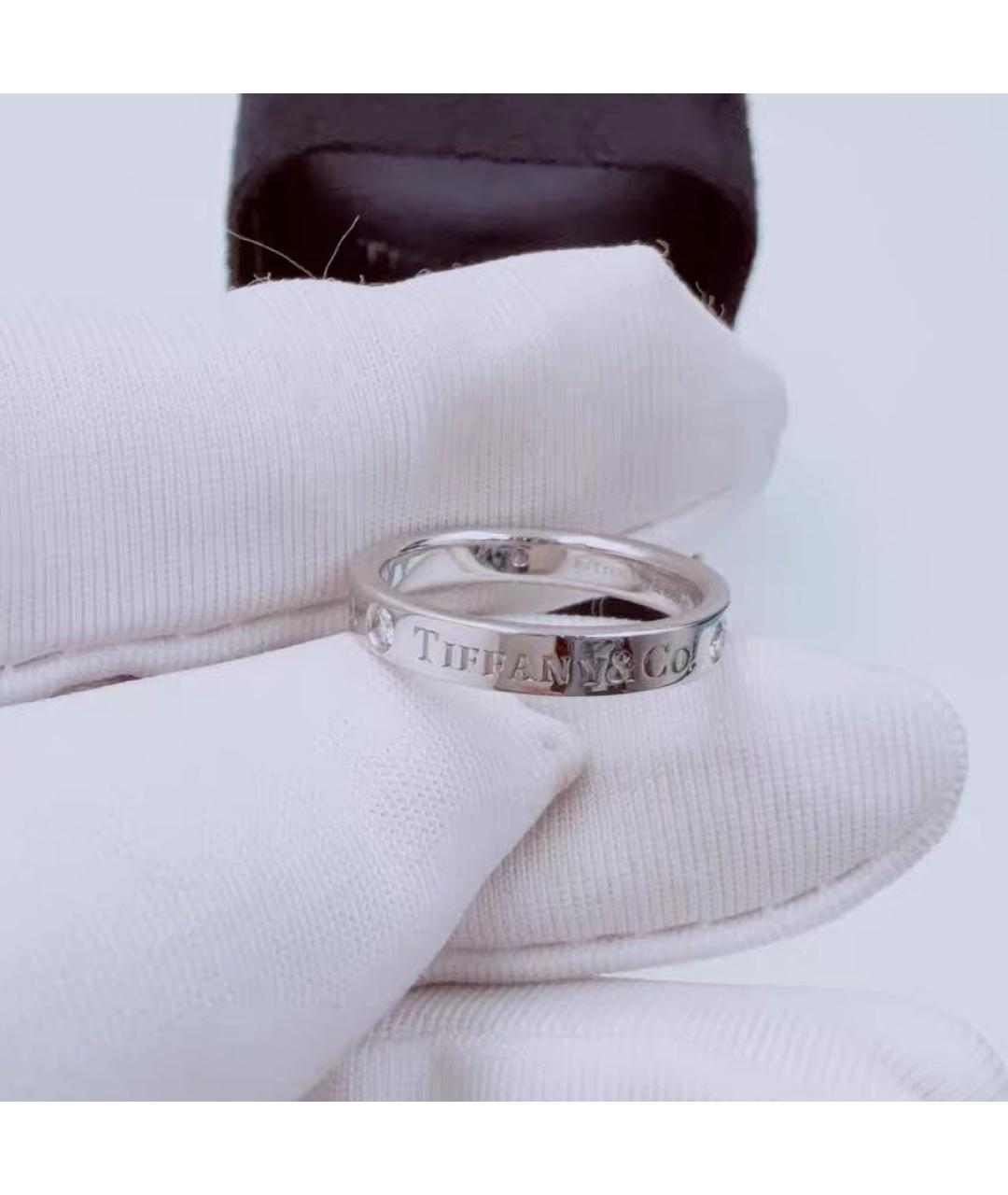 TIFFANY&CO Белое платиновое кольцо, фото 3