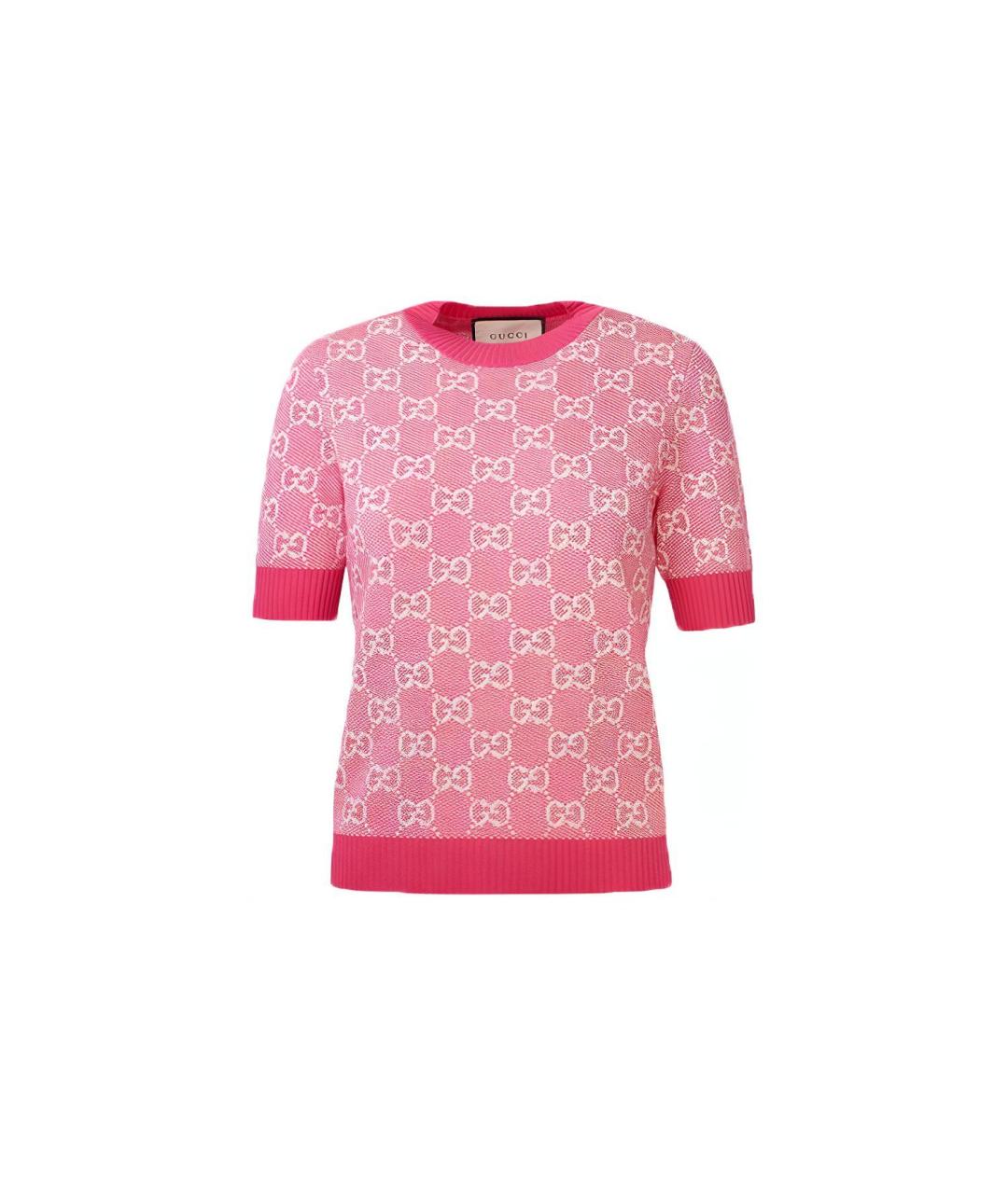 GUCCI Розовый джемпер / свитер, фото 6
