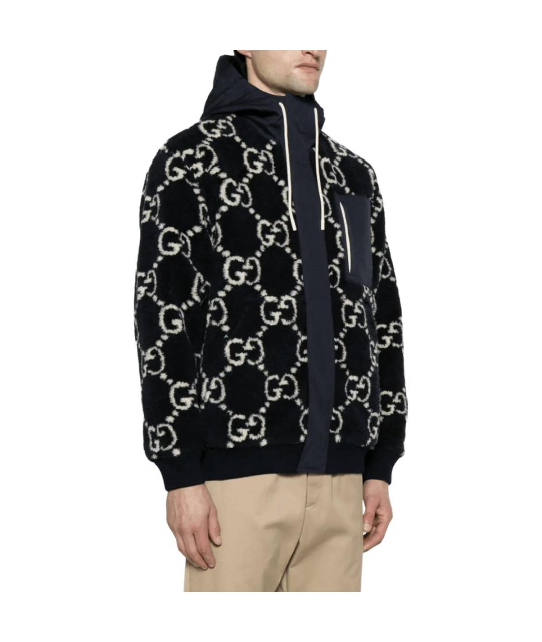 GUCCI Темно-синяя куртка, фото 4
