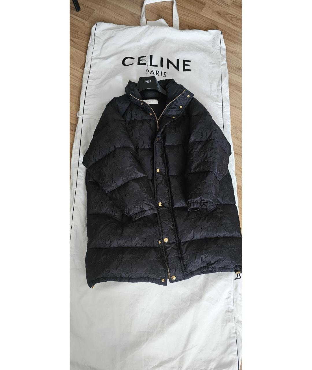 CELINE Черный пуховик, фото 9