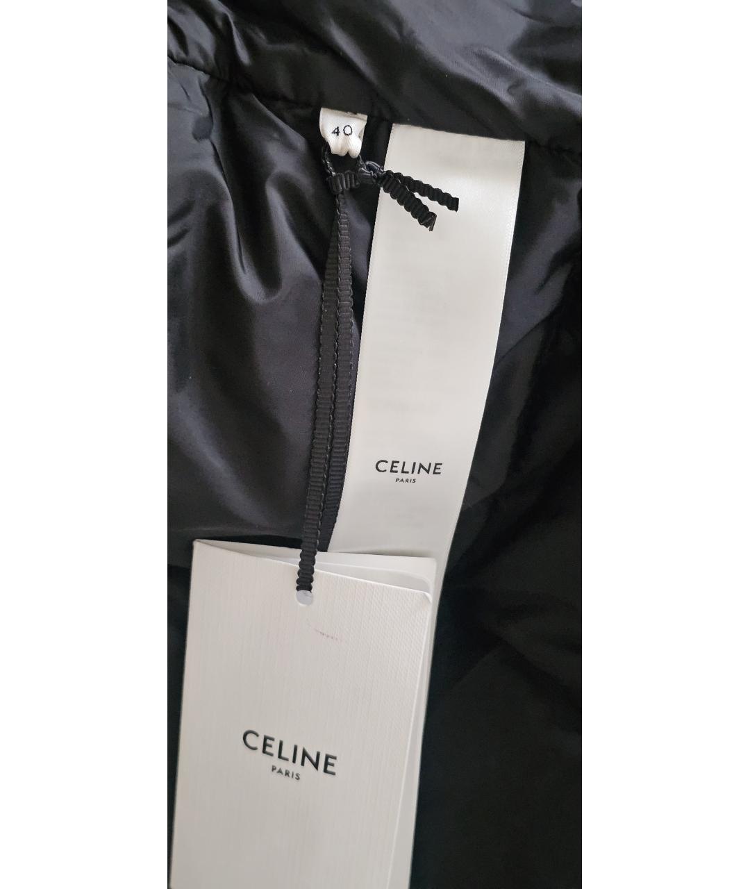 CELINE Черный пуховик, фото 7