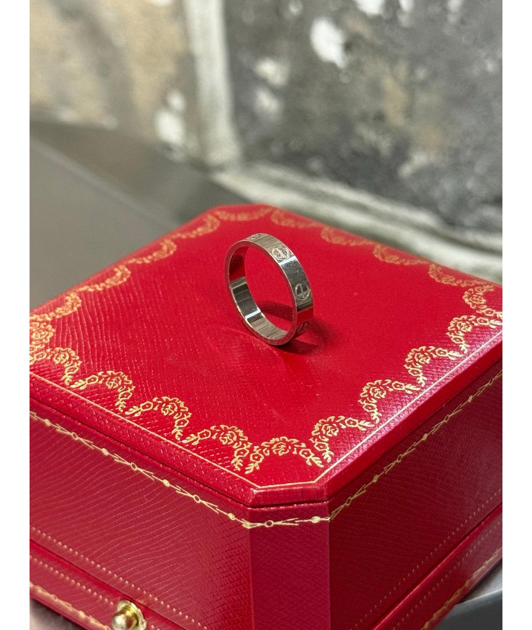 CARTIER Серебряное кольцо из белого золота, фото 4