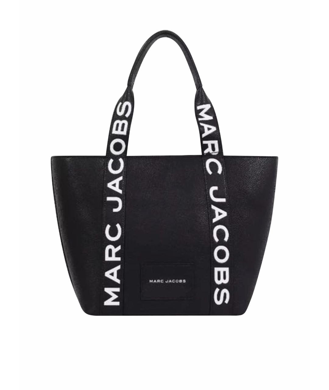 MARC JACOBS Черная кожаная сумка тоут, фото 1