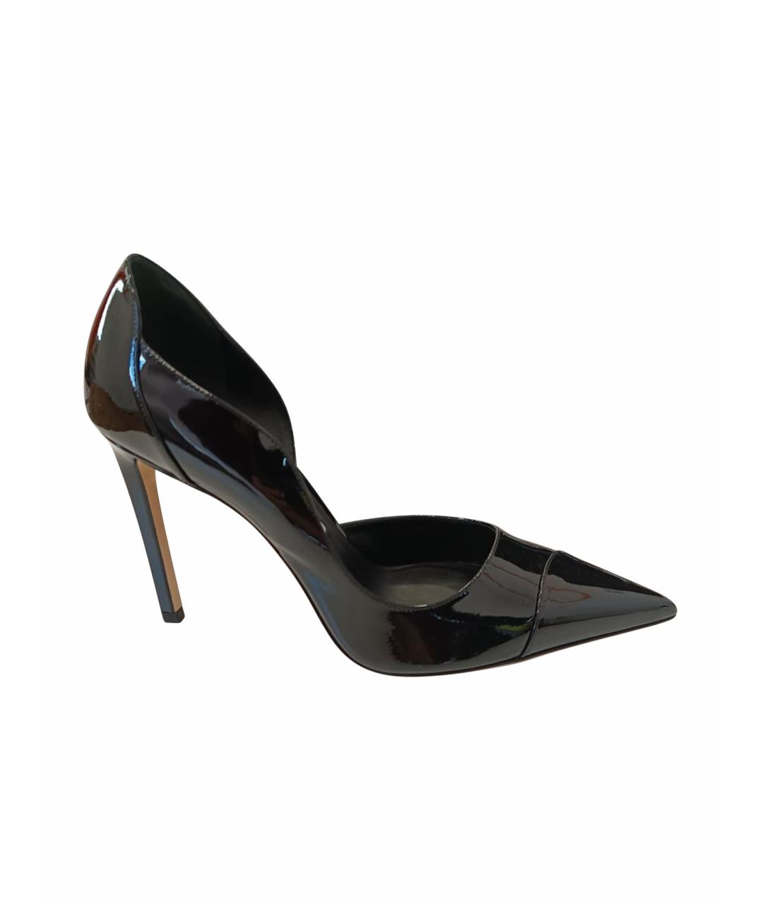 JIMMY CHOO Черные кожаные туфли, фото 1